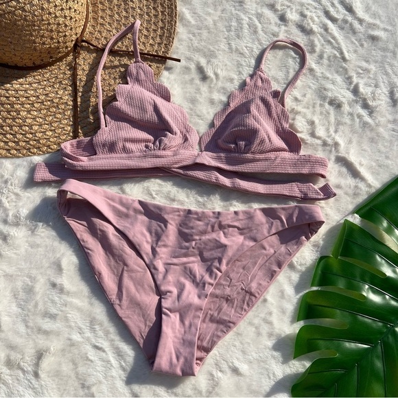 Marysia Light Pink Broadway and Newport Bikini Set - Picture 5 of 8